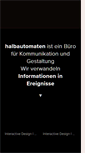 Mobile Screenshot of halbautomaten.com